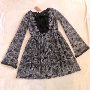 Francesca’s black & white dress NWT